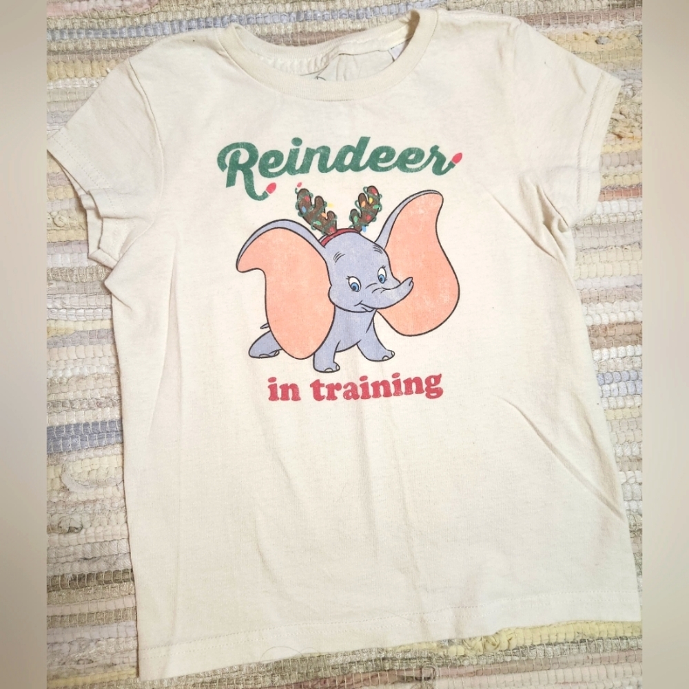Disney Dumbo reindeer in training holiday Christmas T-shirt